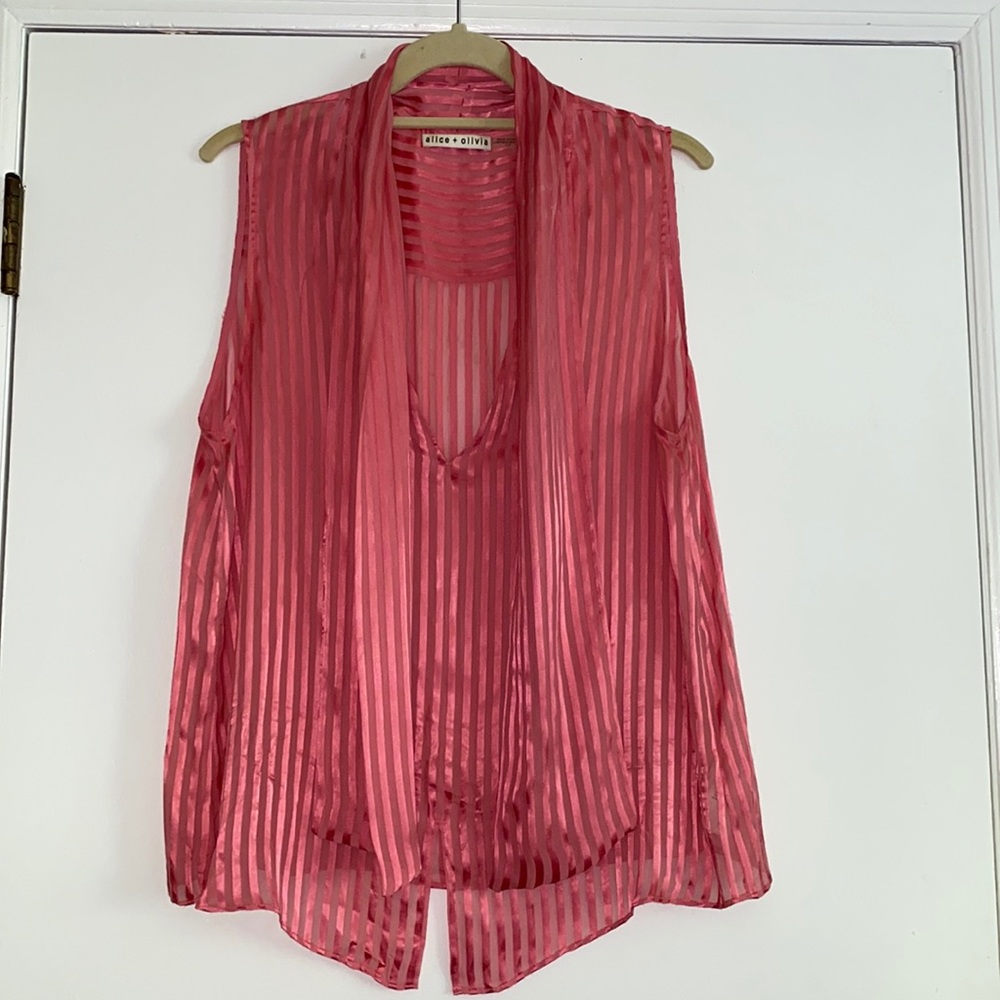 Alice + Olivia silk blouse
